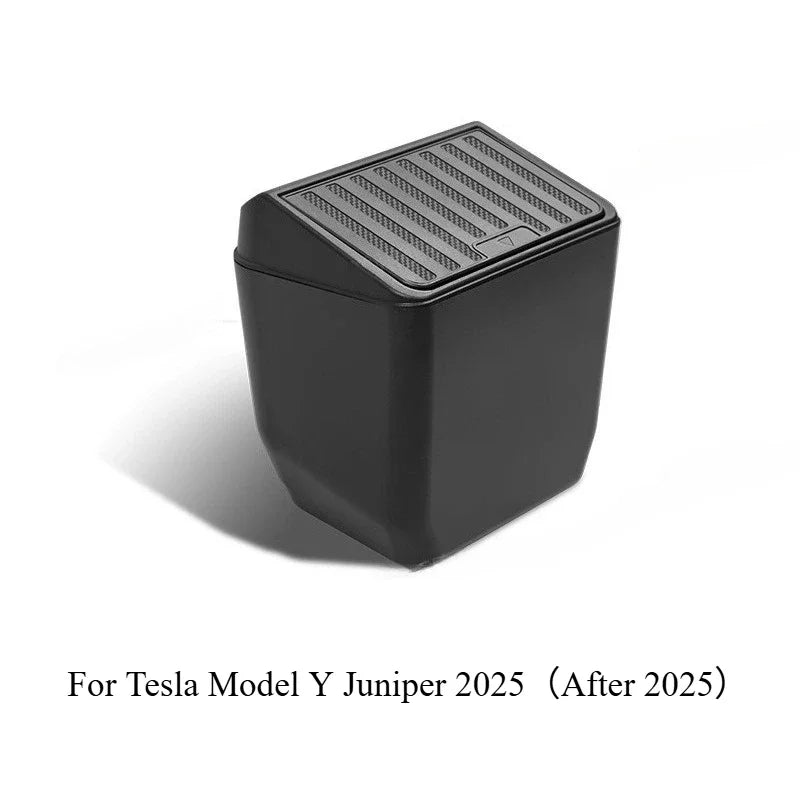 Tesla Model Y Juniper 2025 Rear Seat Trash Can Rear Middle Garbage Bin