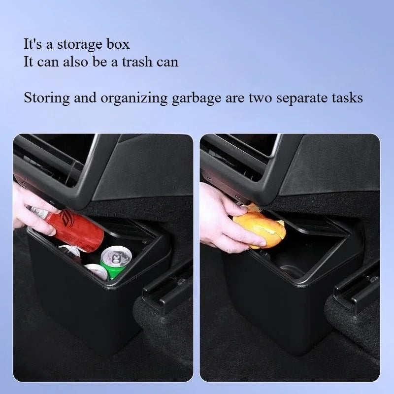 Tesla Model Y Juniper 2025 Rear Seat Trash Can Rear Middle Garbage Bin
