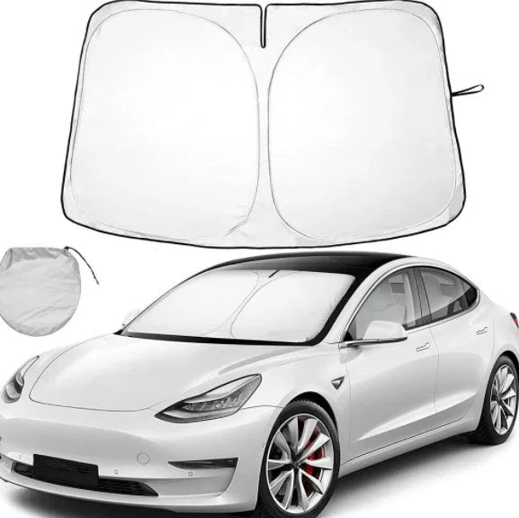 Windshield Sun Visor Foldable Sun Shade Cover For Tesla Model Y Juniper/Model3 Highland