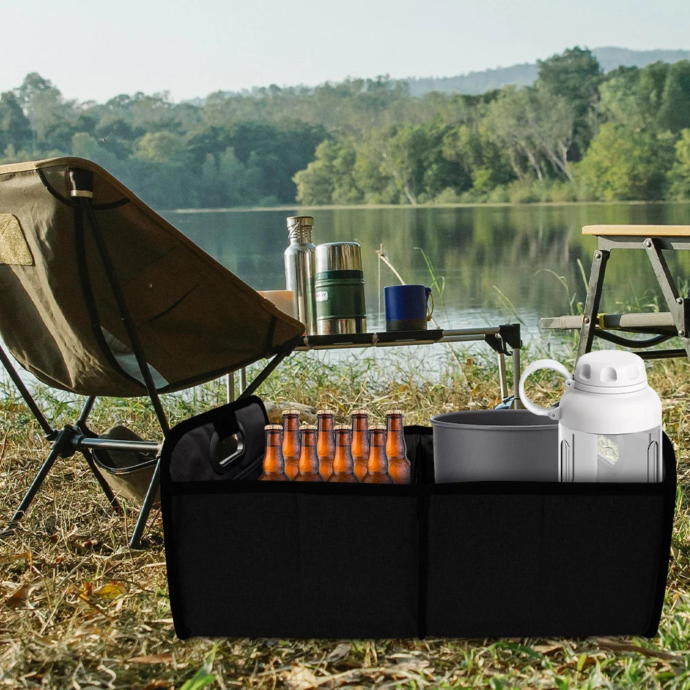 35L Foldableable Portable Car Storage Box Space-Saving Multi-Functional