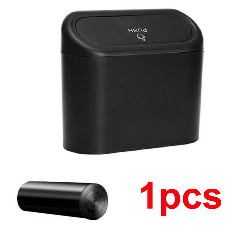 Car Trash Bin with Lid Waterproof Can for Tesla Auto Accessories