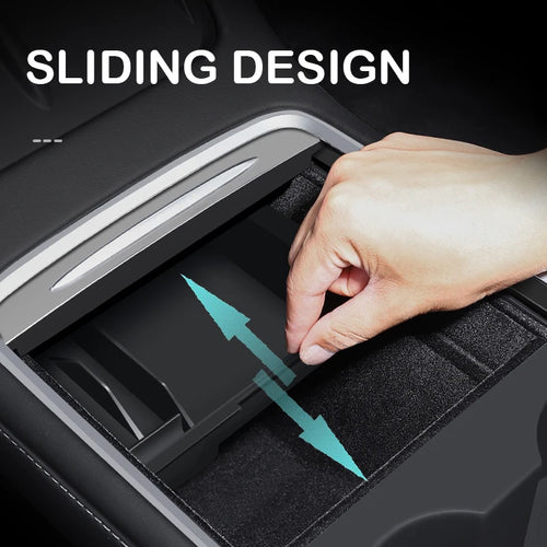 3PCS Armrest Hidden Storage Box for Tesla Model 3 Model Y 2021 2022 Center Console Organizer