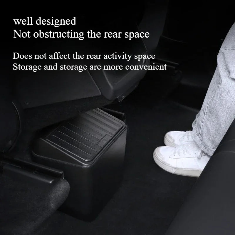 Tesla Model Y Juniper 2025 Rear Seat Trash Can Rear Middle Garbage Bin